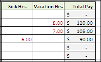 Vacation Time Template from www.calculatehours.com