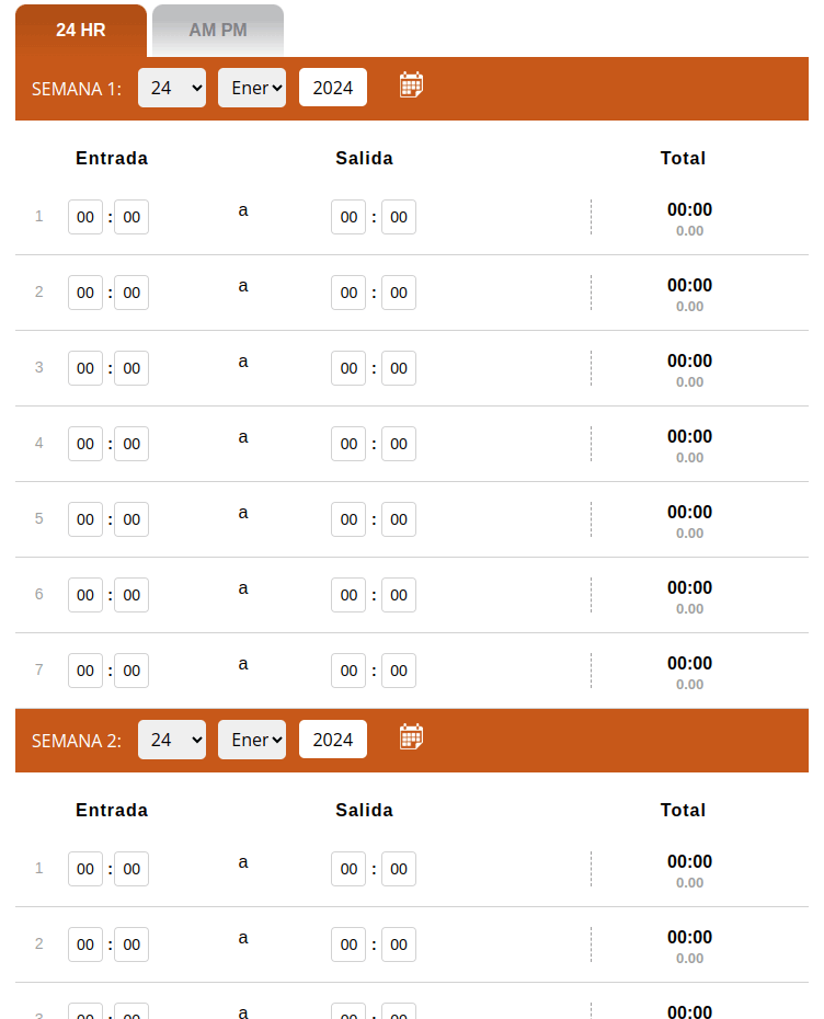 Time sheet Calculator